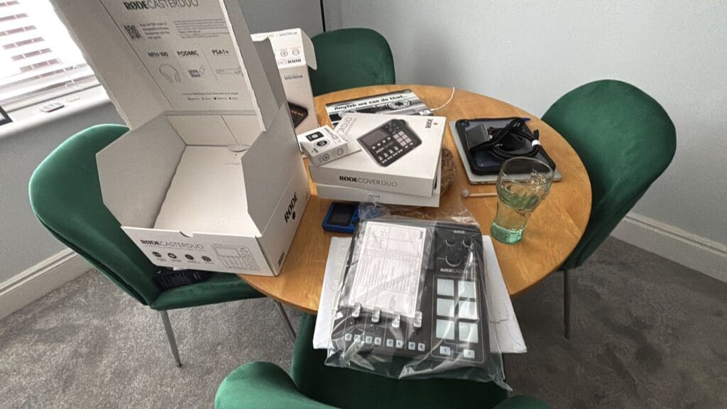 Audio Mixer Box Opening