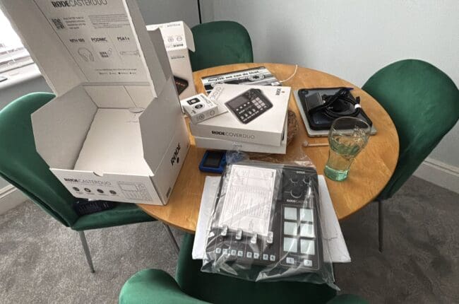 Audio Mixer Box Opening